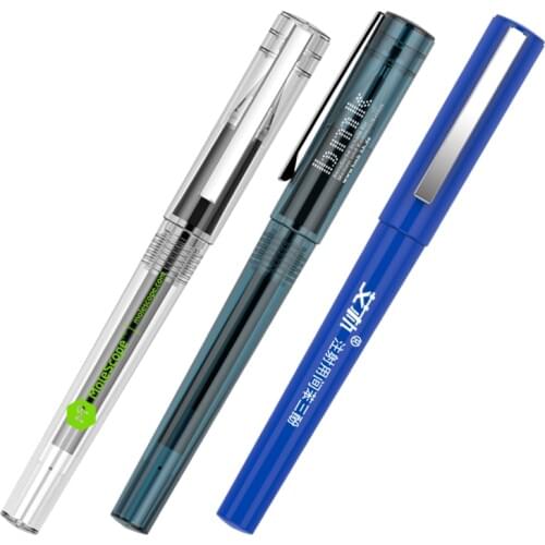 200 pcs/lot Gel Pen Plastic transparent custom pen with company name colorful Advertising gift pen custom logo