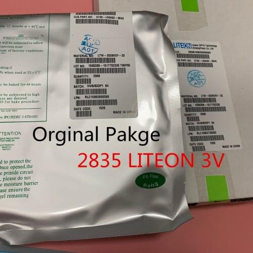 2000PCS LITEON LED Backlight 1w-1.5W 3V 3528 2835 1210 Cool white LED LCD TV Backlight TV Application LTW-3528VSY-40