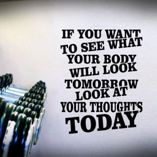 If You Want to See Letters Quotes Wall Stickers for Background Gym Wallpaper Art Decor Vinyl Wall Decals Sport Room Murals K988