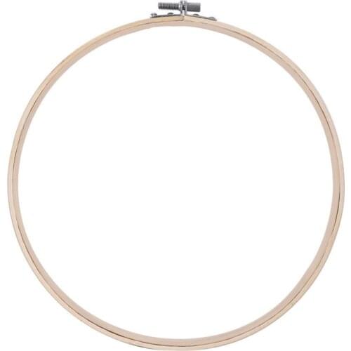 1Pcs Embroidery Hoops,Bamboo Circle Cross Stitch Hoop Ring Bulk Wholesale for Embroidery and Cross Stitch 10cm