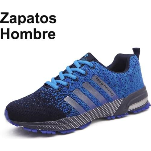 Fashion Mens Shoes Portable Breathable Running Shoes 46 Large Size Sneakers Comfortable Walking Jogging Casual Shoes zapatos