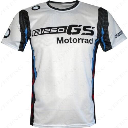 2021 R125GS Summer T-shirt Motorcycle ADVENTURE Motos Locomotive Riding Quick Dry Short Sleeve For BMW Motorrad Motocross Mens