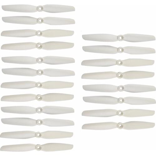 20PCS for MJX B6 B6F B6FD Bugs 6 B5W F20 four axis aircraft blades Accessory aircraft unmanned aircraft propeller - white