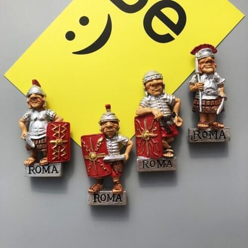 Fridge magnet roma souvenir soldier sticker kids like kitchen decoration magnet fun paste retro gift resion stereo on sale