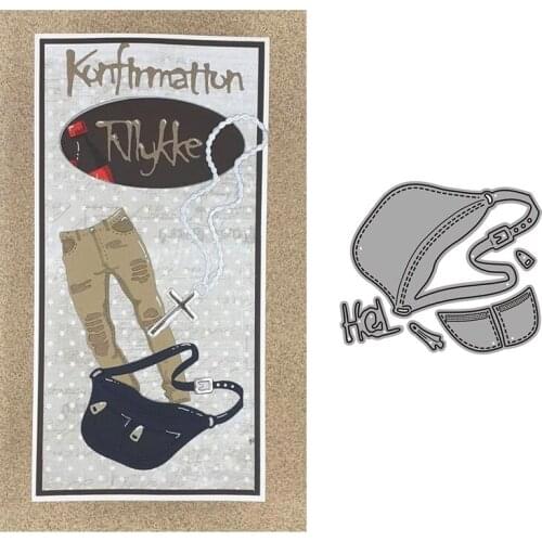 Shoulder Bag Satchel Metal Cutting Dies for Scrapbooking Handmade Tools Mold Cut Stencil New DIY Card Make Mould Model Craft