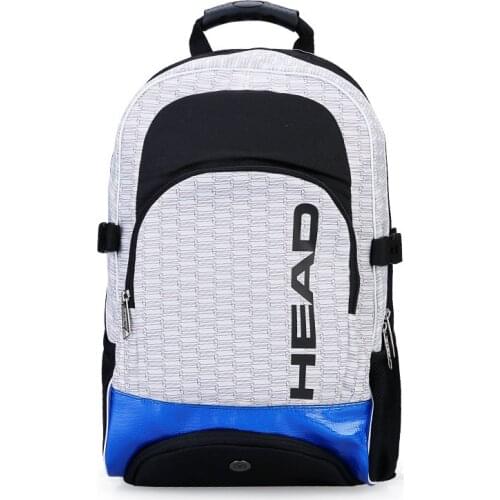 HEAD Tennis Rackets Backpack Blue Men Tennis Bag Racquet Tenis Raquete Bag Badminton Backpack With Shoes Compartment Head Tennis