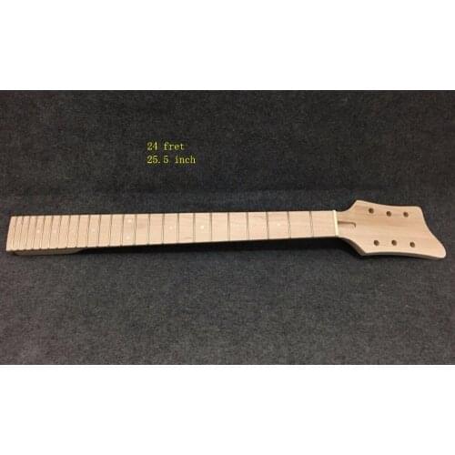 New Electric guitar neck 24 fret 25.5'' replacement Maple fretboard