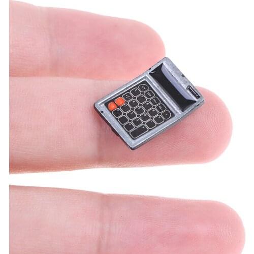 2019 New 1:12 Dollhouse Miniature Mini Calculator Model Doll Accessories Toy For Collectible Gift 1PCS