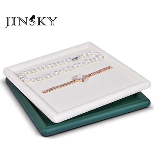 Creative Leather Jewelry Tray Live Room Ring Necklace Multifunctional Storage Look at Pallet Jewelry Props