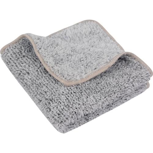 Sinland 100% Bamboo Charcoal Fiber Hand Face Towel Bath Baby Towel Absorbent For Home Bathroom16Inchx31Inch 3 Pack Light Grey