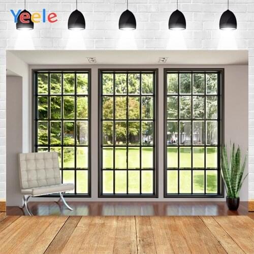 Yeele Windows Poster Interior Home Decor Scene Woooden Floor Photographic Background Photography Backdrops For Photo Studio Prop