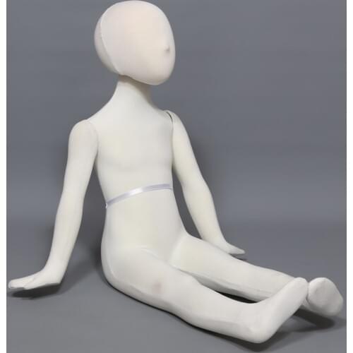 Manufacturer Direct Selling Popular High-end Pin Model Children Software Full Body Sitting Mannequin