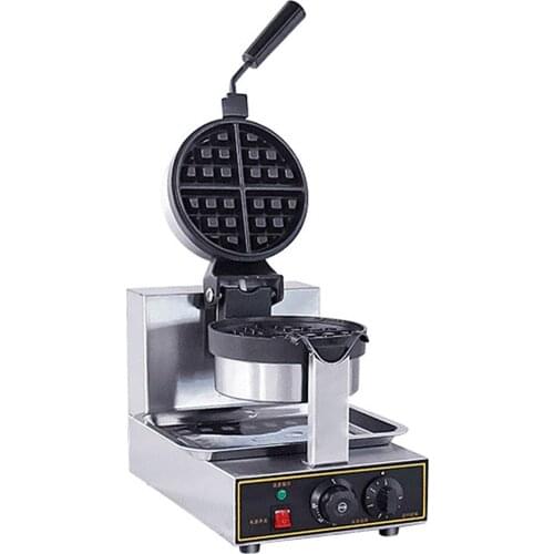 Commercial Electric Waffle Maker Non-Stick Pan Double-Sided Constant Temperature Heating No Oily Smoke Egg Bubble Cake Oven