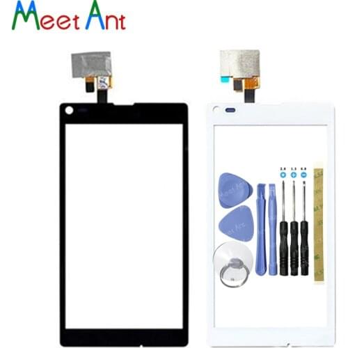 High Quality 4.3" For Sony Xperia L S36h C2105 C2104 Touch Screen Digitizer Front Glass Lens Sensor Panel