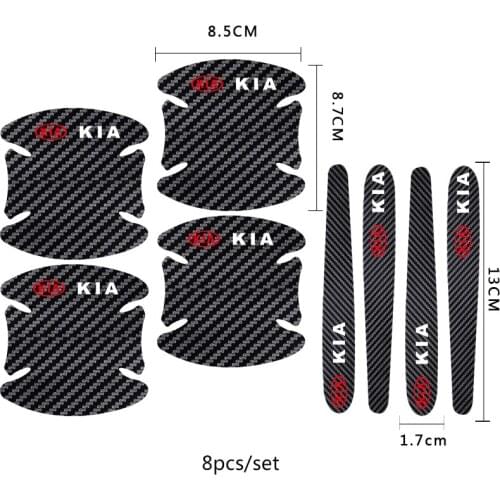 4pcs Car door Handle Protection Film car Sticker For KIA K2 K3 K5 Sorento Sportage R Rio Soul Car accessories Automobiles