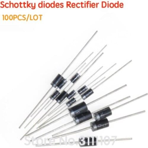 100PCS/LOT 1N4007 Diode DO-41 UF4007 1N4005 1N4001 1N4004 1N5819 Rectified Schottky high quality