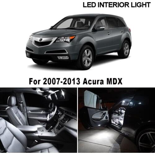 12 x White Canbus Error Free Car LED Light Bulbs Interior Kit For 2007-2013 Acura MDX Dome Ceiling Trunk License Plate Lamp