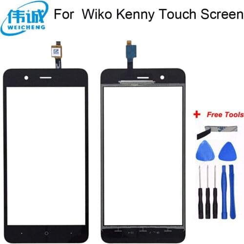 5.0'' Mobile Touch Panel For Wiko Kenny Touch Screen Digitizer Panel Sensor Front Outer Glass Lens Panel