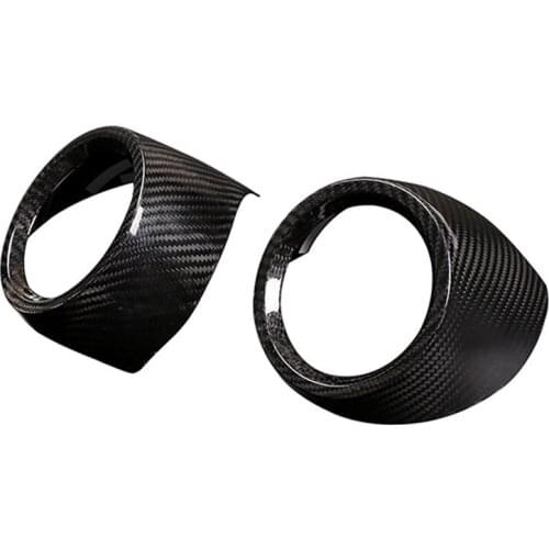 Real Carbon Fiber Side Air Conditioning Vent Outlet Cover Trim for Alfa Romeo Giulia -2020 Air Outlet Decor Ring