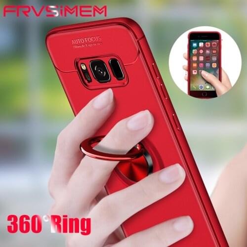 Cases For Samsung Galaxy S8 S9 Plus J2 PRIME J5 J7 2016 2017 J3 J4 J6 A6 A7 A9 2018 J8 NOTE 8 9 Holder Bracket Finger Ring Cover