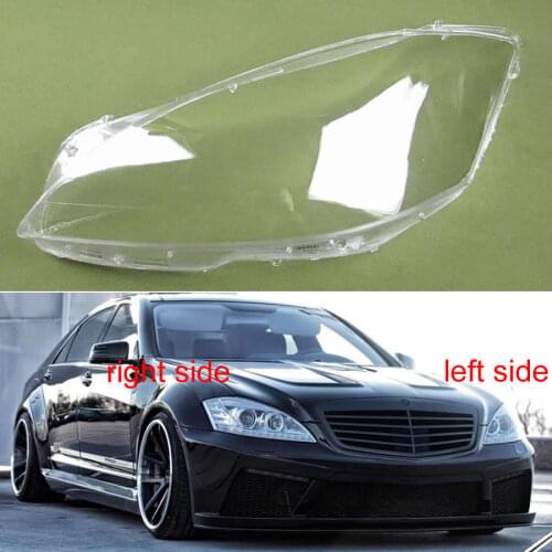 For 2010 2011 2012 2013 Benz W221 S280 S300 S350 S500 Headlights Cover Lampshade Transparent Cover Lamp Headlamp Shell Lens