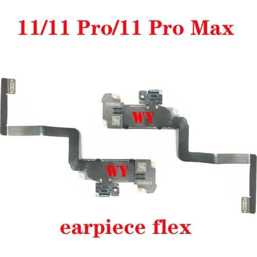 For Iphone 11 11 Pro 11 Pro Max earpiece single earphone induction flex cable microphone flex cable
