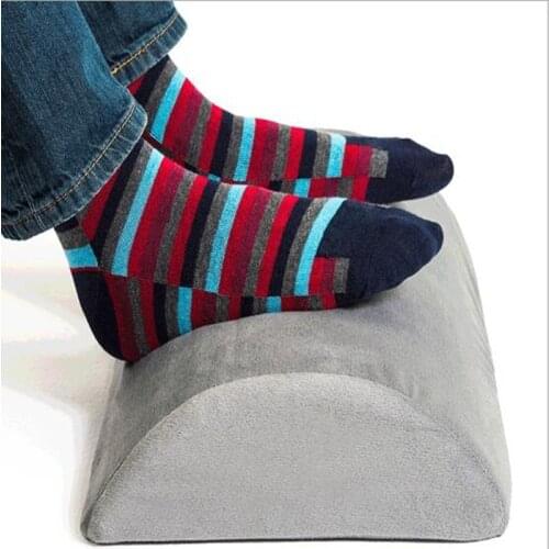 Ergonomic Feet Cushion Support Foot Rest Under Desk Feet Stool Pillow for Car Home Computer Work Chair Travel Footrest Massage