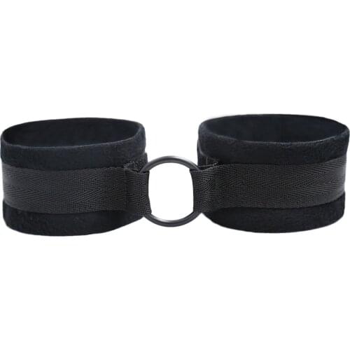 Couples Toy Supplies Tied Hands Plush Velcro Hand Shackle