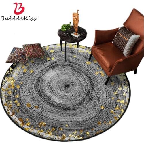 Bubble Kiss Round Carpets For Living Room Modern Abstract Design Bedroom Decoration Rug Home Decoration Children Room Carpet