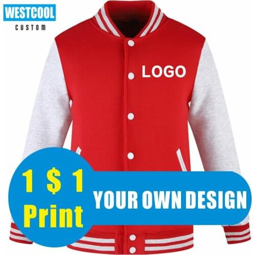 Winter Jackets Logo Custom High Quality Sweatershirts Embroidery Customized Fashion Women And Men Tops WESTCOOL