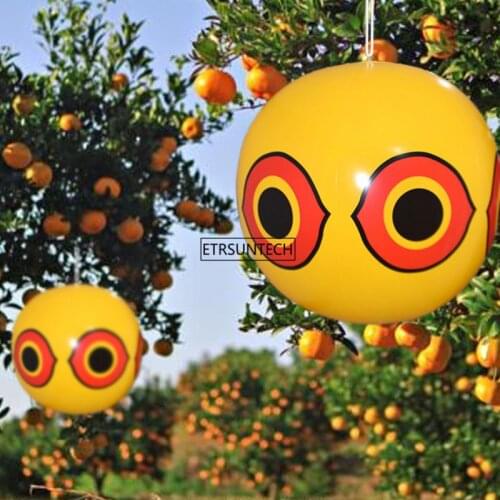 50pcs Terror-Eyes Bird Repellent Scare Eye Balloons Stops Pest Bird Problems Fast Reliable Visual Deterrent Tool