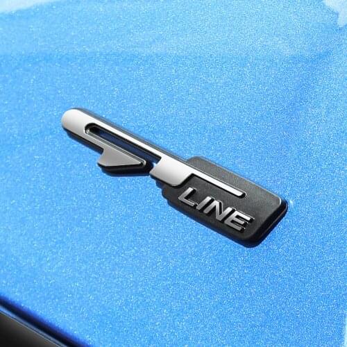 1Pcs Car Tuning Atuo Emblem Sticker GT Line for Toyota Corolla Avensis Yaris Rav4 Auris Hilux Prius Prado Camry