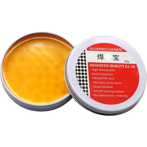 Wholesale 1Pcs Flux Paste Soldering solder paste flux rosin oil aislamiento No-clean 10g 50g pasta de solda, pasta de soldadura