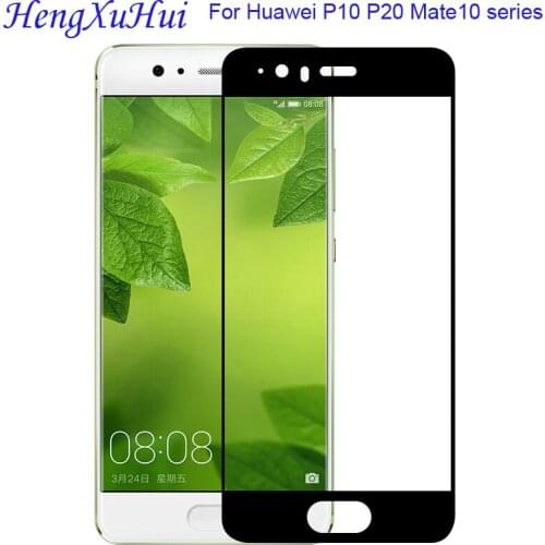 For HUAWEI P10 P20 MATE10 series Phone Screen Glass Full Surface Full Glued 2.5D Tempered Glass 2pcs/Pack
