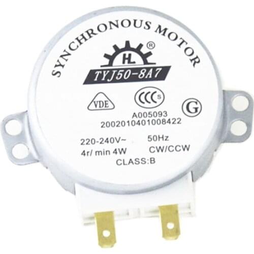 TYJ50-8A7 Microwave Turntable Turn Table Motor Synchronous Motor TYJ508A7 approx 11mm Spindle tall