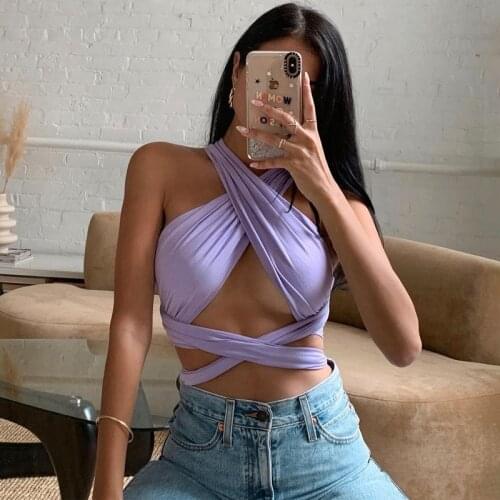 Unaiza Women's Cropped Tank Tops