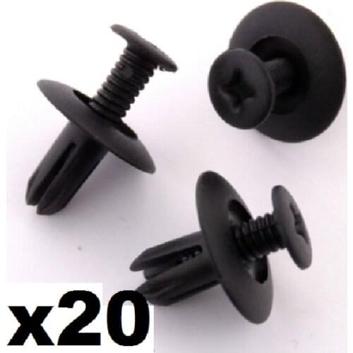 20x Interior Trim Clips- Interior Fascia Panels & Boot Linings fits For Kia Hyundai