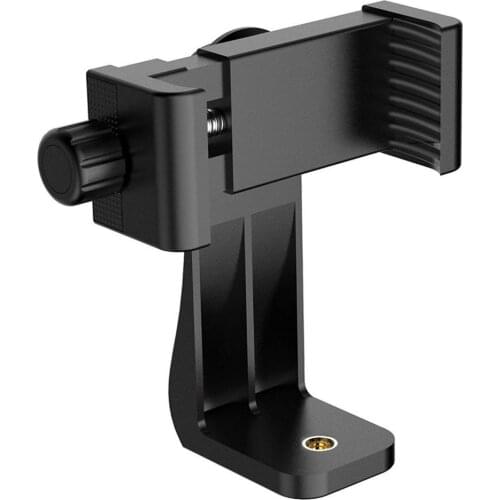 360 Degree Mobile Phone Clip Compatible With All 1/4 Screw Cellphone Holder Tripod Mount Desk Tripod Adapter For Samsung iphone