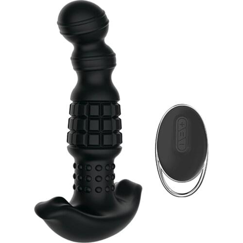 360 Degree Rotating Dildo Anal Vibrator Male Prostate Massage Wireless Vibrator Rotation Anal Plug Dilator Big Butt Plug Sex Toy