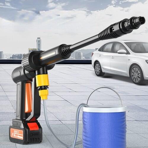800W 45000mAh 66BAR Wireless Car Washer High Pressure Car Wash Water Gun Portable High Pressure Washer Foam for Makita Battery