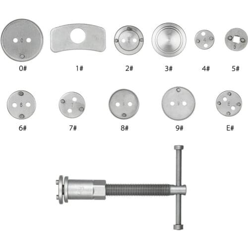 12pcs Auto Universal Disc Brake Caliper Car Wind Back Pad Piston Compressor Automobile Garage Repair Tool Kit