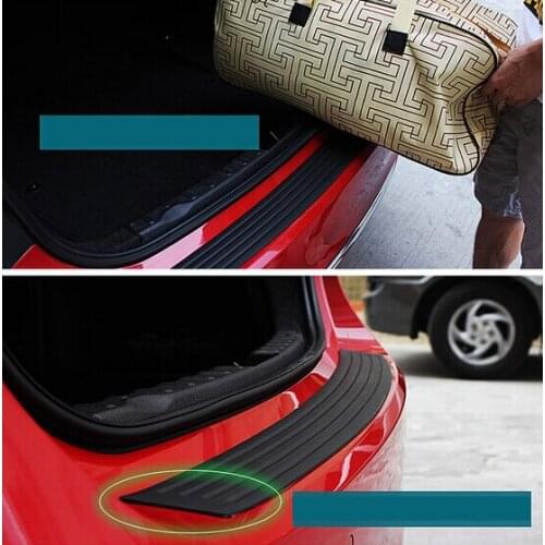 Car Rear Rubber Protective Bumper styling for Skoda Octavia A5 A7,Fabia,superb, vw polo,passat,jetta