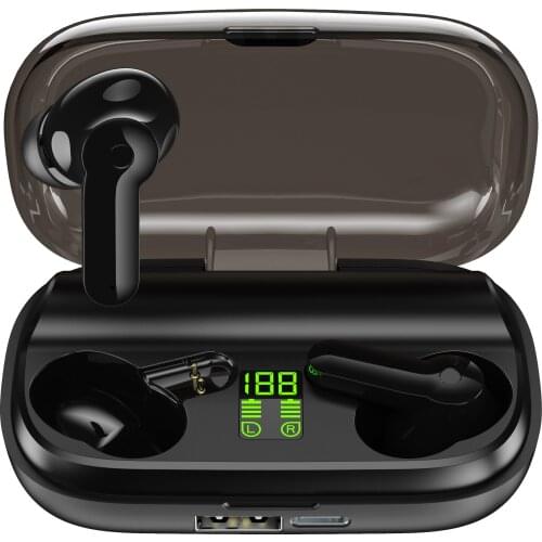 TWS Bluetooth Earphones with Microphone Touch Control Wireless Headphones HIFI Mini In-ear Earbuds Sport Running Heasets HD Call