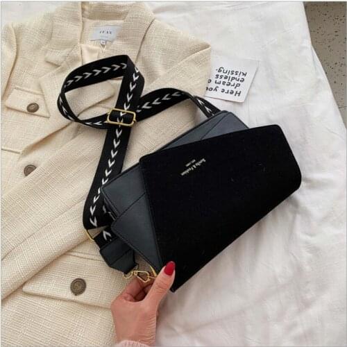 Brand Originality Design Handheld Frosted bag women 2021 new version of Joker shoulder slung fashion broadband small square bag