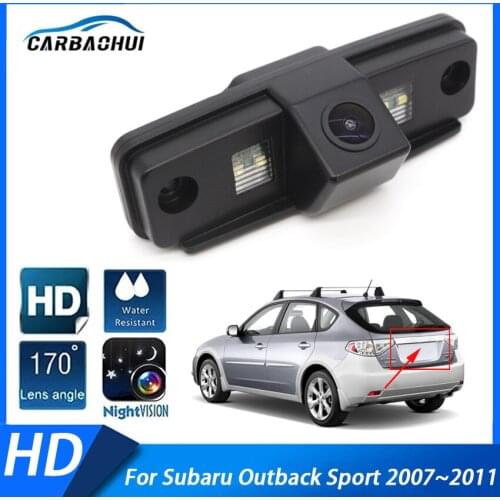 CCD Car Rear View Reverse Camera HD Night Vision Back up Parking Camera For Subaru Outback Sport 2007 2008 2009 2010 2011