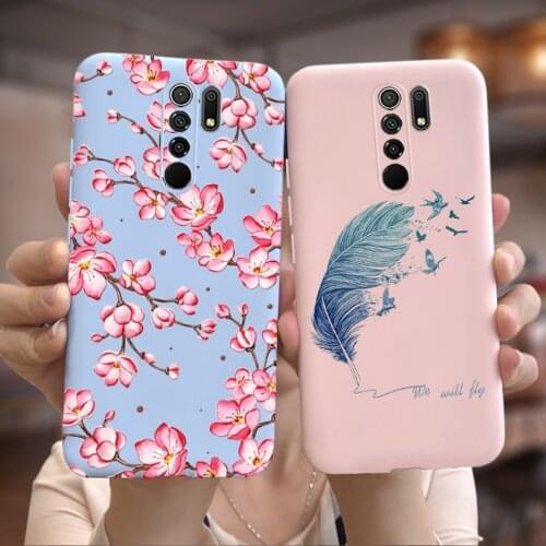 For Xiaomi Redmi 9 Case Redmi 9C 9A Soft Silicone Cute Candy Painted Back Cover For Redmi 9A 9C 9T 9AT Redmi9 Phone Cases Bumper