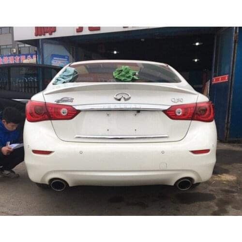 For Infiniti Q50 Q50S Spoiler High Quality ABS Material Car Rear Wing spoiler for 2014 2015 2016 2017 Q50 Q50S Q50L