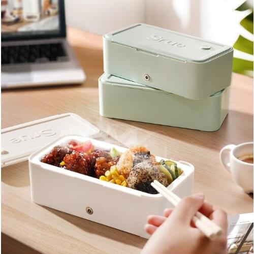 Large capacity plug in thermal insulation without water injection electric lunch box J03