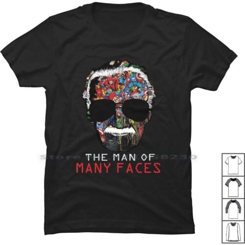 The Man Of Many Faces T Shirt 100% Cotton Superhero Popular Comic Hero Face Any Ace Ny