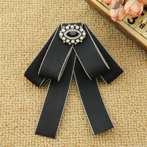 Metal Tie Fashion Neck Tie Womens General Professional Dress Self Bow Tie White Shirt Collar Bow Tie for Women Girl Accessories